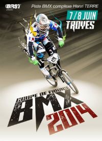 Coupe de France de BMX race. Du 7 au 8 juin 2014 à Troyes. Aube. 
